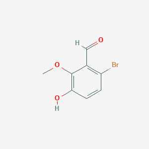 6-Bromo-3-hydroxy-2-methoxybenzaldehyde
