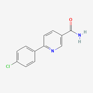 6-(4-Chlorophenyl)pyridine-3-carboxamide