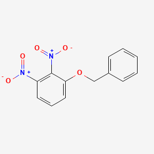 molecular formula C13H10N2O5 B8572107 1-(Benzyloxy)-2,3-dinitrobenzene CAS No. 103080-31-5