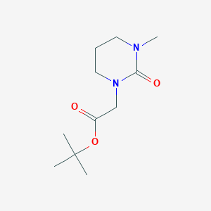 Tert-butyl(3-methyl-2-oxotetrahydropyrimidin-1(2H)-yl)acetate