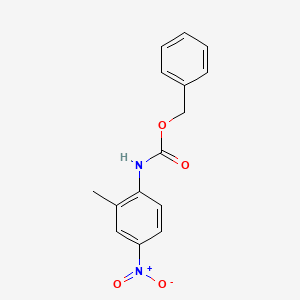 molecular formula C15H14N2O4 B8572157 benzyl N-(2-methyl-4-nitrophenyl)carbamate 