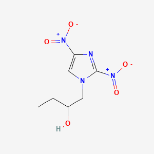 1H-Imidazole-1-ethanol, alpha-ethyl-2,4-dinitro-
