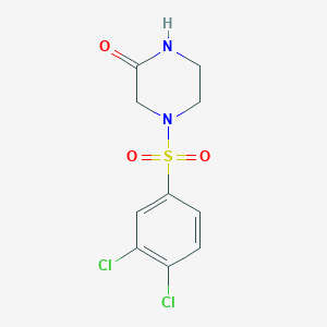 4-(3,4-Dichloro-benzenesulfonyl)-piperazin-2-one