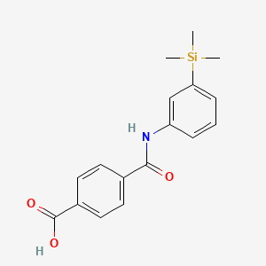 4-{[3-(Trimethylsilyl)phenyl]carbamoyl}benzoic acid