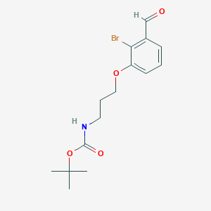 tert-Butyl 3-(2-bromo-3-formylphenoxy)propylcarbamate