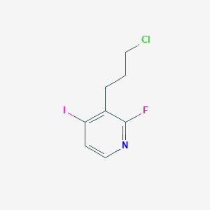 3-(3-Chloropropyl)-2-fluoro-4-iodopyridine