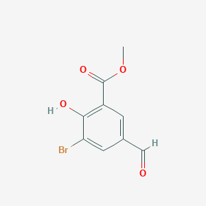 Methyl 3-bromo-5-formyl-2-hydroxybenzoate