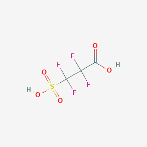 molecular formula C3H2F4O5S B8572272 2,2,3,3-Tetrafluoro-3-sulfopropanoic acid CAS No. 83071-04-9