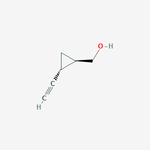 molecular formula C6H8O B8572276 [Trans-2-ethynylcyclopropyl]methanol 