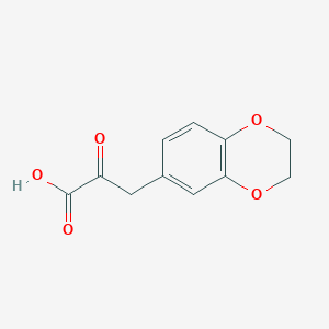 3-(2,3-Dihydro-1,4-benzodioxin-6-yl)-2-oxopropanoic acid
