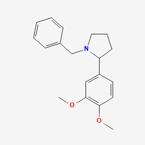 1-Benzyl-2-(3,4-dimethoxyphenyl)pyrrolidine
