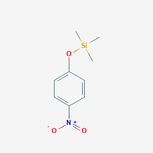 molecular formula C9H13NO3Si B085724 Silane, trimethyl(4-nitrophenoxy)- CAS No. 1014-66-0