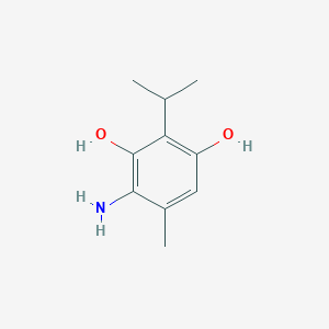 4-Amino-2-isopropyl-5-methyl-benzene-1,3-diol