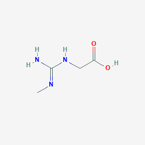 molecular formula C4H9N3O2 B8572536 Methylamidinoglycine 