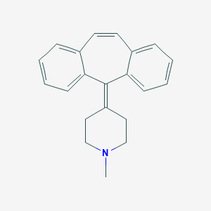 molecular formula C21H21N B085728 Cyproheptadine CAS No. 129-03-3