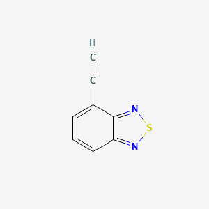molecular formula C8H4N2S B8572906 4-Ethynylbenzo[c][1,2,5]thiadiazole 