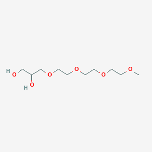 molecular formula C10H22O6 B8572919 2,5,8,11-Tetraoxatetradecane-13,14-diol CAS No. 95535-29-8