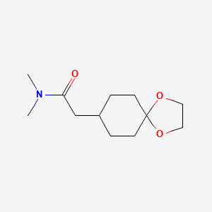 N,N-dimethyl-2-(1,4-dioxaspiro[4.5]decan-8-yl)acetamide