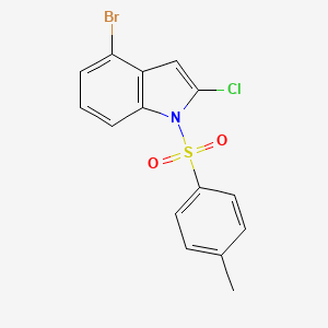 4-Bromo-2-chloro-1-[(4-methylphenyl)sulfonyl]-1H-indole