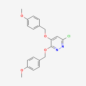 6-Chloro-3,4-bis(4-methoxybenzyloxy)pyridazine
