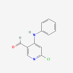 6-Chloro-4-phenylamino-pyridine-3-carbaldehyde