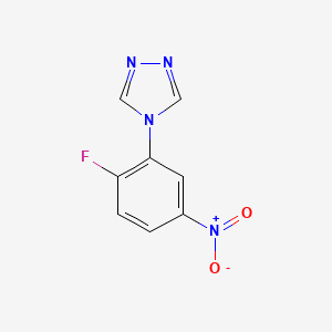 4-(2-fluoro-5-nitrophenyl)-4H-1,2,4-triazole
