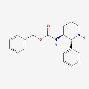 molecular formula C19H22N2O2 B8573045 Benzyl [(2S,3S)-2-phenylpiperidin-3-yl]carbamate CAS No. 262598-86-7