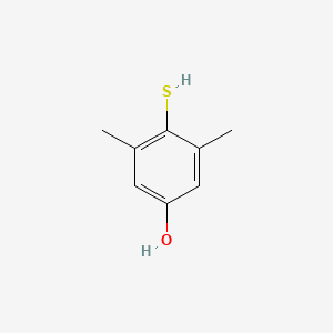 molecular formula C8H10OS B8573071 2,6-Dimethyl-4-hydroxythiophenol 