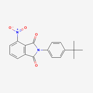 molecular formula C18H16N2O4 B8573079 2-(4-Tert-butyl-phenyl)-4-nitro-isoindole-1,3-dione CAS No. 340987-21-5