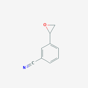 molecular formula C9H7NO B085731 3-(Oxiran-2-YL)benzonitrile CAS No. 13906-62-2