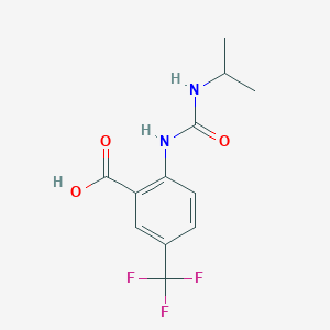 2-(3-Isopropyl-ureido)-5-trifluoromethyl-benzoic Acid