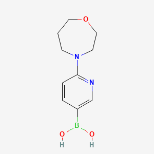 (6-(1,4-Oxazepan-4-yl)pyridin-3-yl)boronic acid