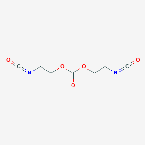 molecular formula C7H8N2O5 B085734 Ethanol, 2-isocyanato-, carbonate (2:1) (ester) CAS No. 13025-29-1
