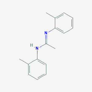molecular formula C16H18N2 B8573461 N,N'-bis(2-methylphenyl)ethanimidamide CAS No. 7252-80-4