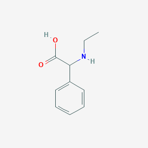 molecular formula C10H13NO2 B8573488 Ethylamino-phenyl-acetic acid 