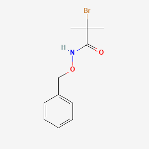 2-bromo-2-methyl-N-(phenylmethoxy)propanamide
