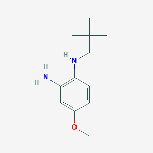 molecular formula C12H20N2O B8573545 N1-(2,2-Dimethylpropyl)-4-methoxybenzene-1,2-diamine 