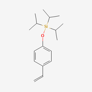 (4-Ethenylphenoxy)tri(propan-2-yl)silane