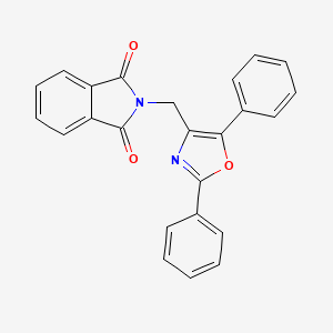 2-[(2,5-Diphenyl-1,3-oxazol-4-yl)methyl]-1H-isoindole-1,3(2H)-dione