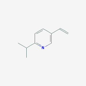 molecular formula C10H13N B8573636 2-Isopropyl-5-vinylpyridine 