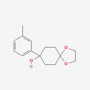 molecular formula C15H20O3 B8573656 MFCD21594335 