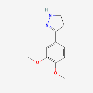 3-(3,4-dimethoxyphenyl)-4,5-dihydro-1H-pyrazole