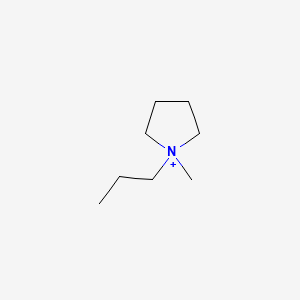molecular formula C8H18N+ B8573862 1-Methyl-1-propylpyrrolidinium CAS No. 108259-90-1