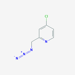 molecular formula C6H5ClN4 B8573980 2-Azidomethyl-4-chloropyridine 