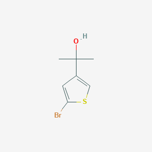 molecular formula C7H9BrOS B8574118 2-(5-Bromothiophen-3-yl)propan-2-ol 
