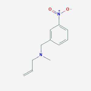 molecular formula C11H14N2O2 B8574138 N-(3-nitrobenzyl)-N-methylprop-2-en-1-amine 