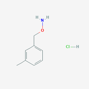 molecular formula C8H12ClNO B8574387 O-(3-methylbenzyl)hydroxylamine hydrochloride 