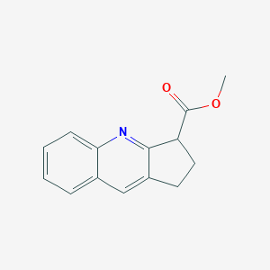 molecular formula C14H13NO2 B8574461 Methyl 2,3-dihydro-1H-cyclopenta[b]quinoline-3-carboxylate CAS No. 63282-39-3