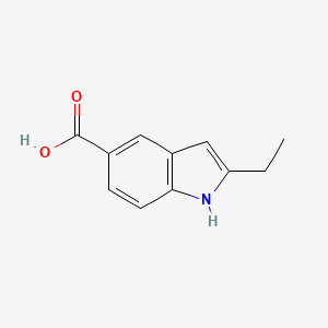 molecular formula C11H11NO2 B8574471 5-Carboxy-2-ethylindole 