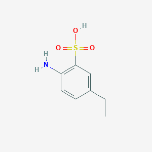 molecular formula C8H11NO3S B8574487 2-Amino-5-ethylbenzenesulfonic acid CAS No. 58443-51-9